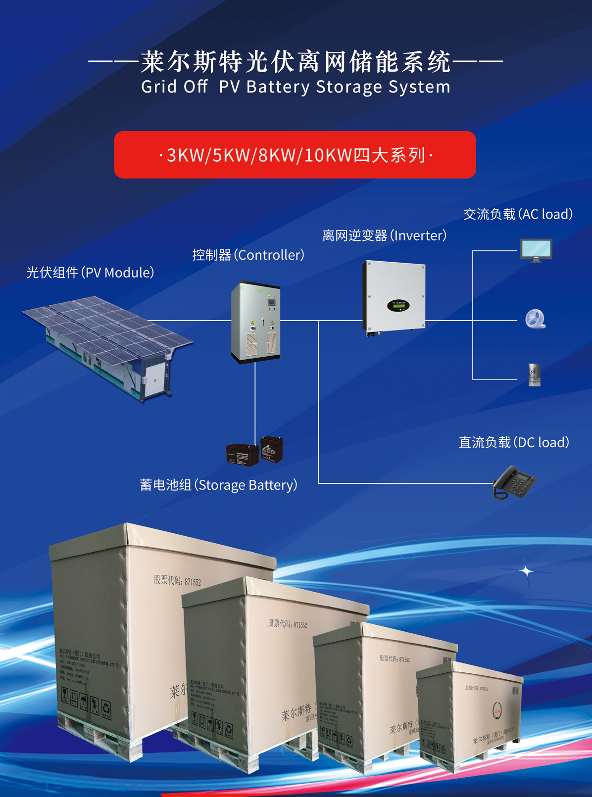 莱尔斯特光伏离网储能系统图